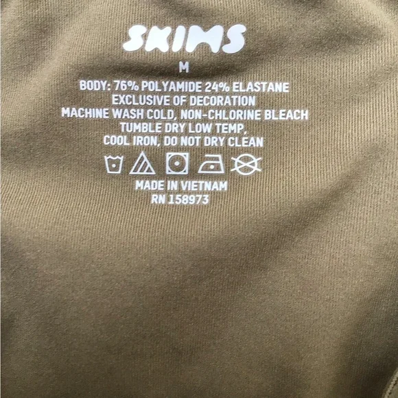 SKIMS Cami BodysuitKhakiSize M